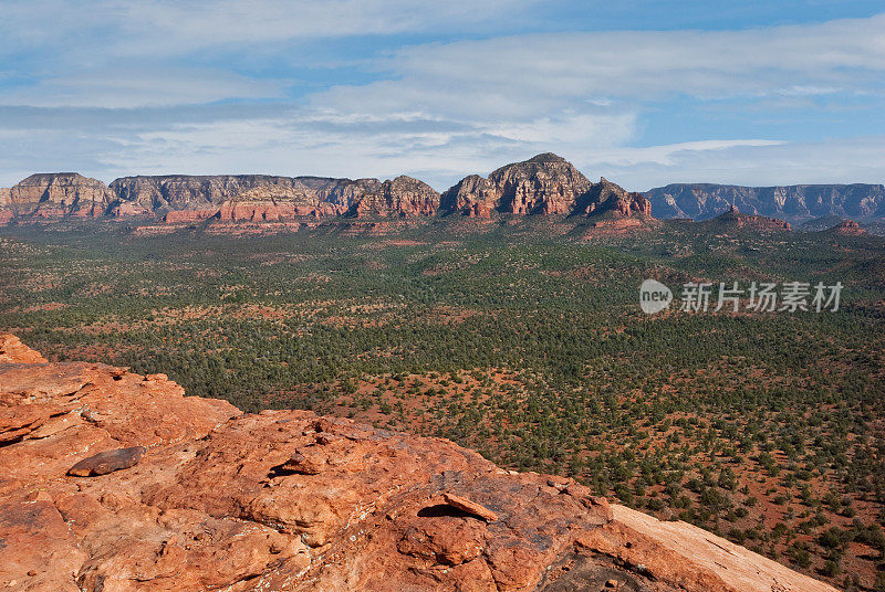 来自Doe山的Fay峡谷和Capitol Butte